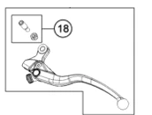 KTM Koppelingshendel 63602040000C1