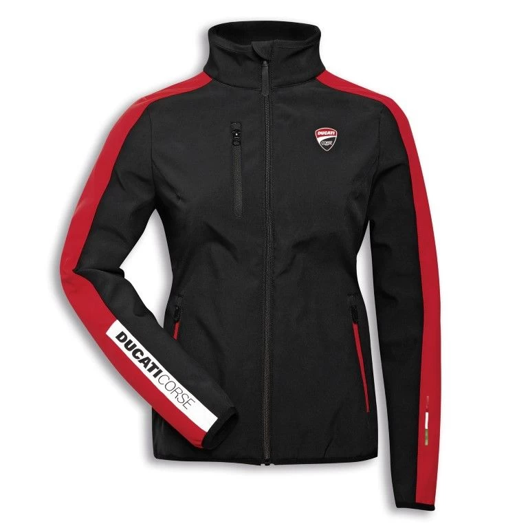 Ducati Corse Thrill Lady Softshell Jas 4 Ducati Corse Thrill Lady Softshell Jas - Afbeelding 2