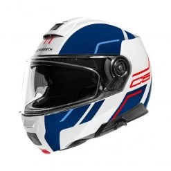 Schuberth C5 Master Motorhelm 11 Schuberth C5 Master Motorhelm -Motorfietsuitrustings Winkel C5 master wit blauw voorzijde a9da