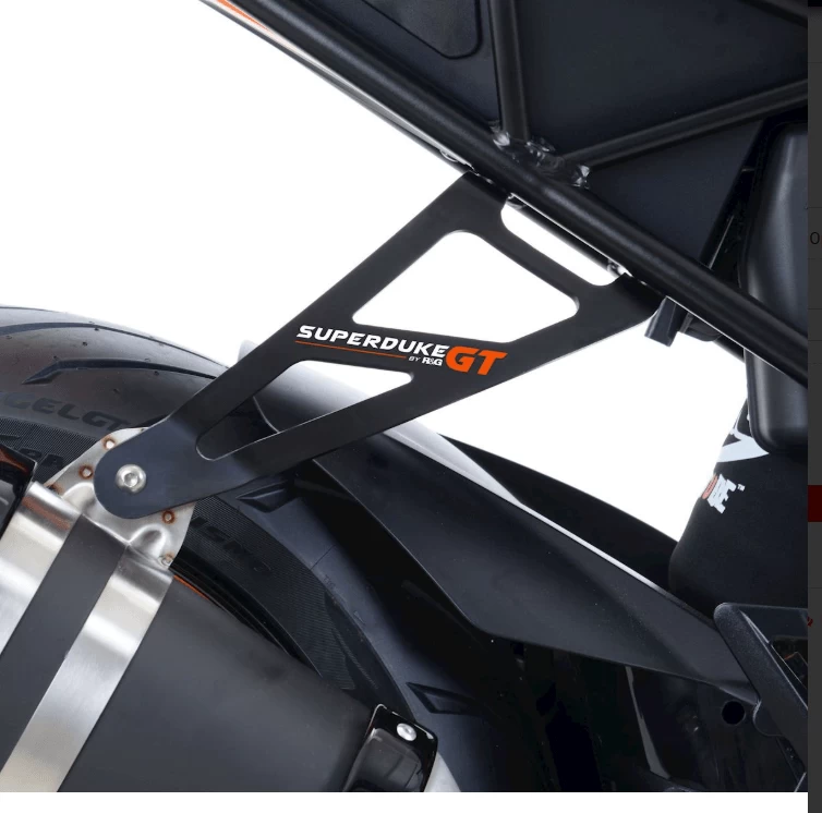R&G EH0072BKA Uitlaatsteun Met Afdekplaat Zwart KTM SUPERDUKE GT 16- 3 R&G EH0072BKA Uitlaatsteun Met Afdekplaat Zwart KTM SUPERDUKE GT 16-