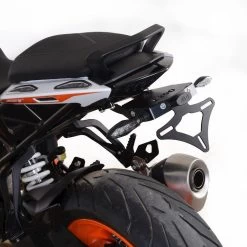 R&G LP0202BK Kentekenplaathouder KTM 1290 SUPERDUKE GT 17- -Motorfietsuitrustings Winkel LP0202BK A 032b