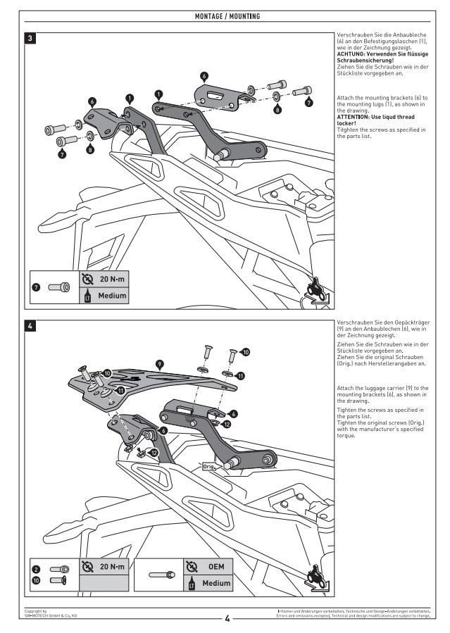 SW-Motech Street-Rack KTM 1290 Super Duke GT (16-) 5 SW-Motech Street-Rack KTM 1290 Super Duke GT (16-) - Afbeelding 3