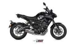 MIVV Compleet Systeem Met Oval Titanium Demper Met Carbon Cap Yamaha MT-09 '13-