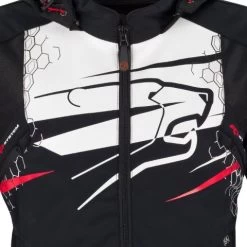 Bering Balko Motorjas -Motorfietsuitrustings Winkel bering balko zwart wit rood 4 fe34