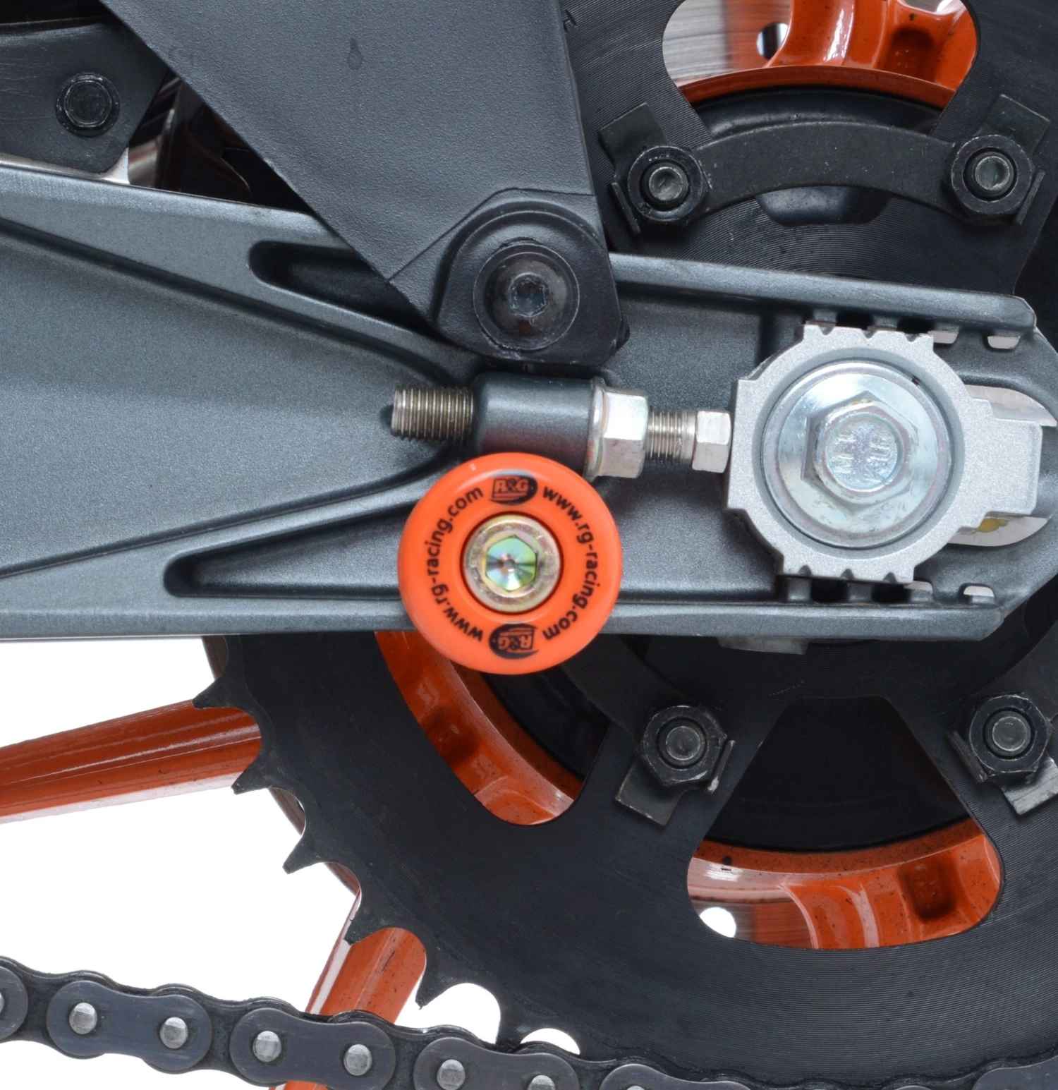 R&G CR0005OR Cotton Reels Bobbins M10 Oranje Kawasaki Z750 ZX10R 4 R&G CR0005OR Cotton Reels Bobbins M10 Oranje Kawasaki Z750 ZX10R - Afbeelding 2