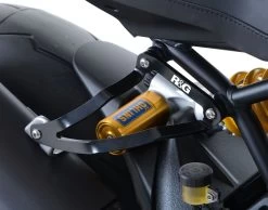 R&G EH0068BK Uitlaatsteun Zwart Ducati MONSTER 1200 R 16- -Motorfietsuitrustings Winkel eh0068bk a 63b0