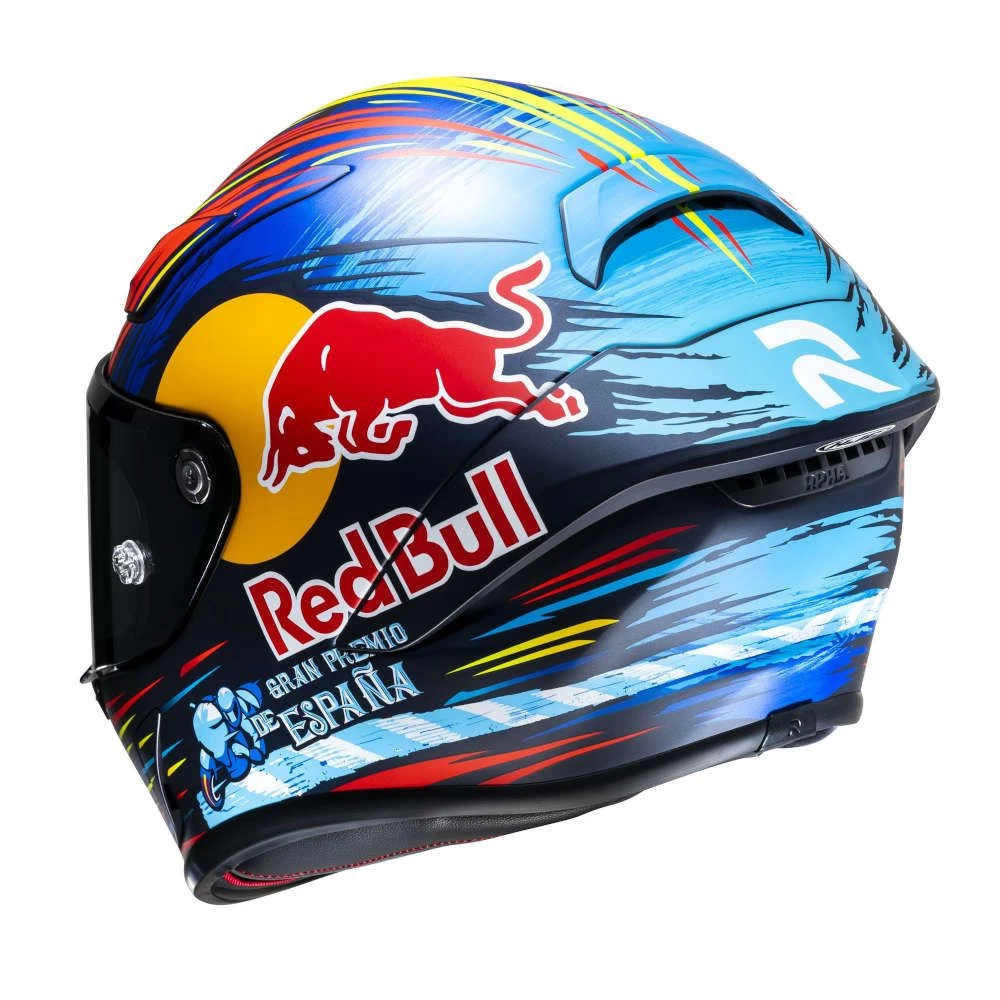 HJC RPHA 1 Red Bull Jerez GP Motorhelm 3 HJC RPHA 1 Red Bull Jerez GP Motorhelm