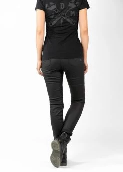 John Doe Betty Biker Jeggings Zwart Motorbroek -Motorfietsuitrustings Winkel john doe betty biker jeggings black jdj4009 achterkant d1b0