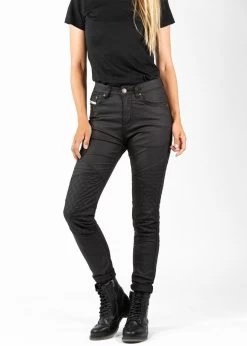 John Doe Betty Biker Jeggings Zwart Motorbroek -Motorfietsuitrustings Winkel john doe betty biker jeggings black jdj4009 f7c7