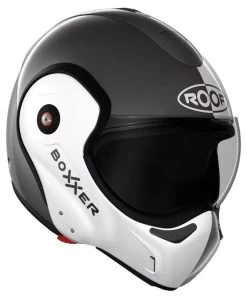 Roof BoXXer Face Motorhelm 9 Roof BoXXer Face Motorhelm -Motorfietsuitrustings Winkel roof boxxer face grijs wit 1 620a
