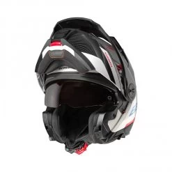 Schuberth E2 Defender Motorhelm 9 Schuberth E2 Defender Motorhelm -Motorfietsuitrustings Winkel schuberth e2 defender wit rood blauw 1 11c7