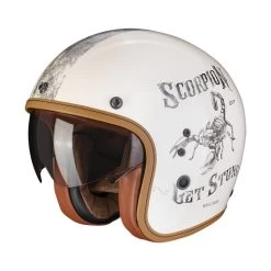 Scorpion Belfast Evo Pique Motorhelm 7 Scorpion Belfast Evo Pique Motorhelm -Motorfietsuitrustings Winkel scorpion belfast evo pique creme noir 7090