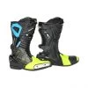 Booster X-Race Motorlaarzen -Motorfietsuitrustings Winkel x race zwart fluo voorzijde 8806
